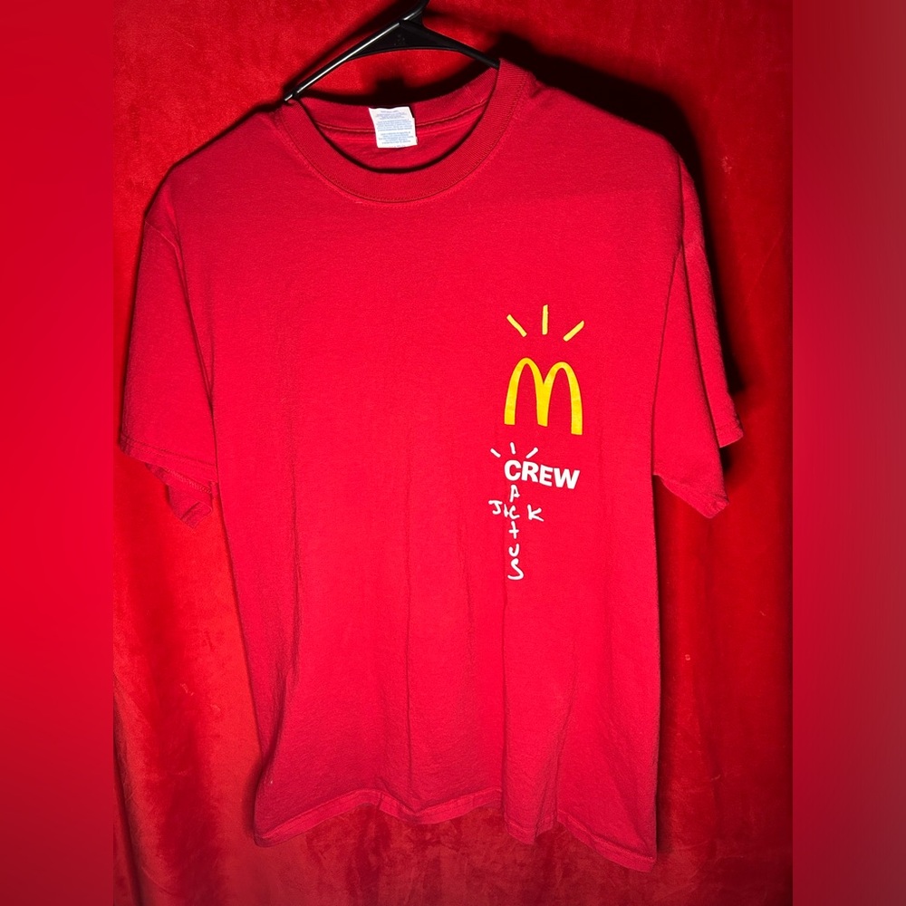 2020 TRAVIS SCOTT + MCDONALD’s EMPLOYEE TEE SIZE M